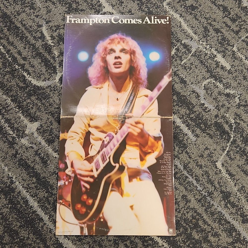Peter Frampton Comes Alive 1976 2 LP Vinyl Record Album Set